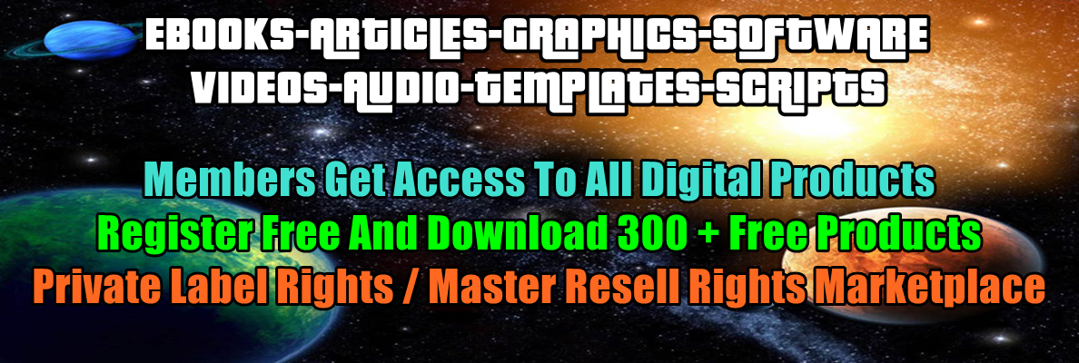 Private Label Rights - Master Resell Rights Digital Products